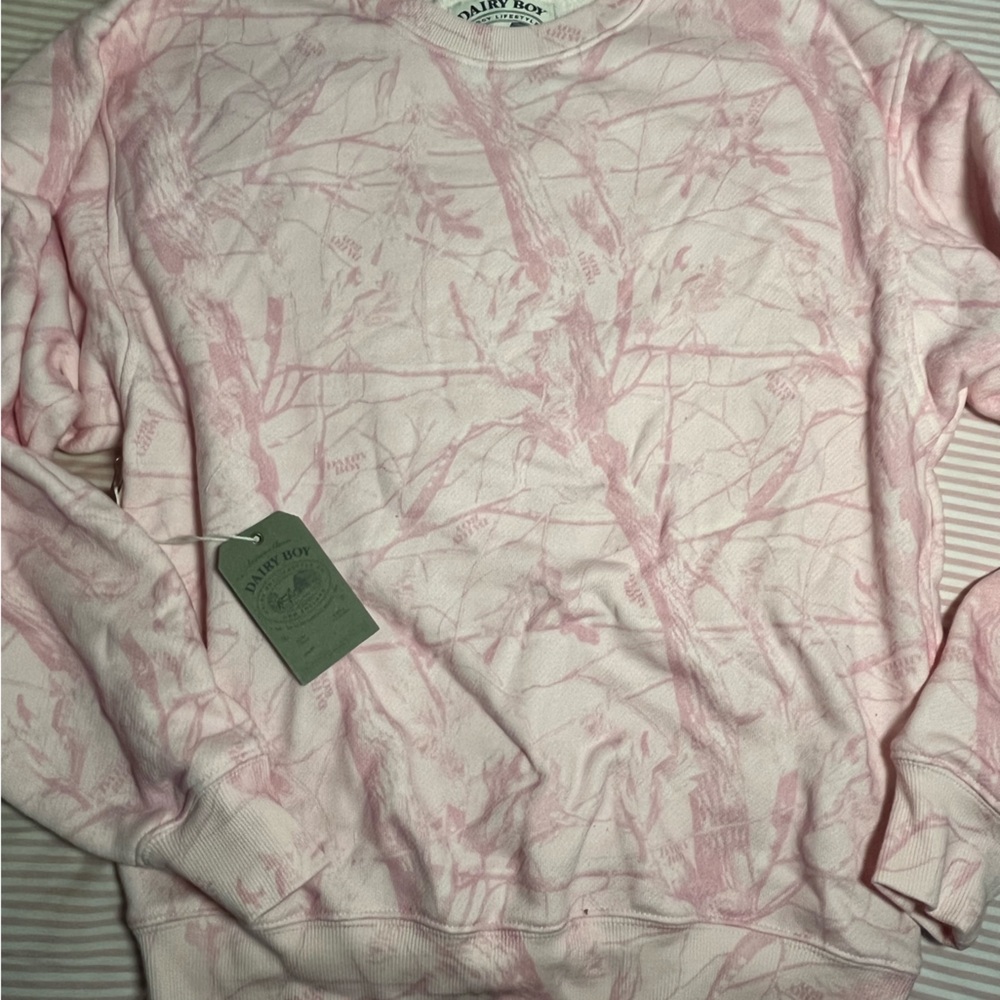 Dairy Boy Oversized Crewneck Bubblegum